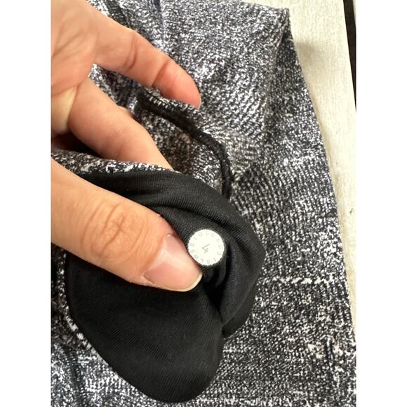 Lululemon Wunder Under Athletic Heathered Gray Black Leggings - Picture 6 of 8